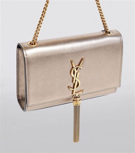 ysl tasje|KATE TASSEL SMALL IN METALLIC LEATHER.